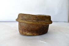 Ancient Roman Box Made From Animal Skin Or Fat Oval Shape Collectibles
