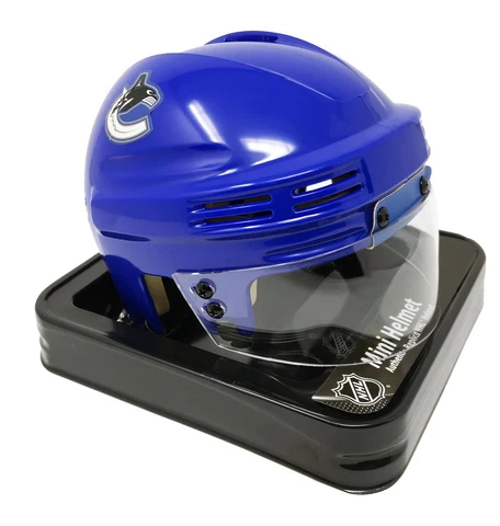 VANCOUVER CANUCKS NHL LICENSED BLUE MINI HELMET Cover