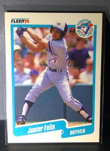 1990 Junior Felix Fleer Baseball Card #79