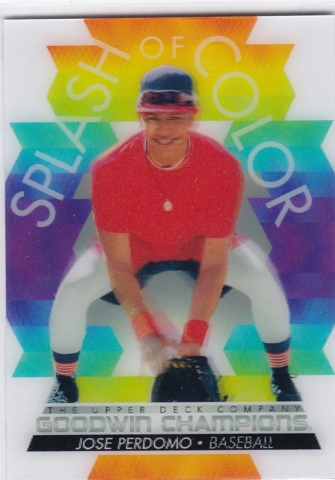 2022 UD Goodwin Champions Splash of Color 3-D Lenticular LS-JP Jose Perdomo - Image 1 of 1
