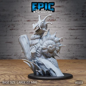 6K Resin 32mm Epic Miniatures Giant Jungle Snail Glance (Large) for D&D - Picture 1 of 2