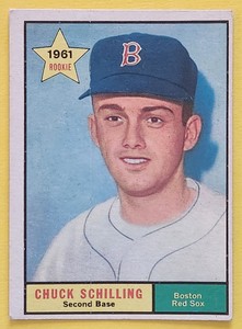 CHUCK SCHILLING 1961 Topps #499 RC Boston Red Sox