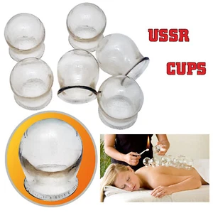 3-72 Stck. GLAS FEUER MASSAGEBECHER SCHRÖPFGLÄSER UDSSR CHINESISCHE MASSAGETHERAPIE - Bild 1 von 5
