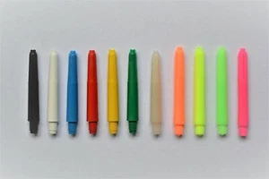 NYLON DEFLECTAGRIP STEMS/SHAFTS SHORT 11 COLOURS TO CHOOSE FROM - Picture 1 of 1