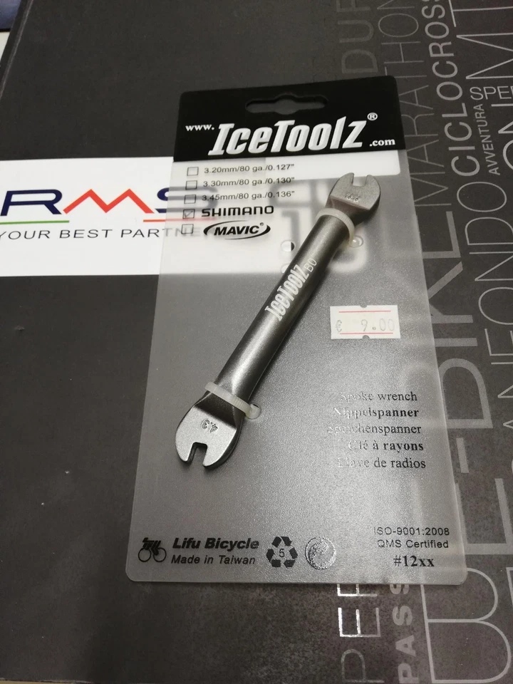 Tiraraggi Chiave Attrezzo Manutenzione Bici Bicicletta Tira Raggi Ruote SHIMANO - Immagine 1 di 1