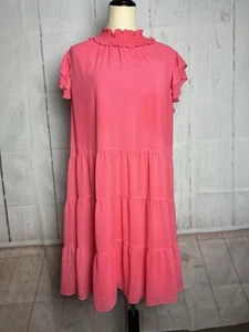Eliza J Pink Turtleneck Womens Dress Size 16 - Picture 1 of 7