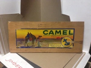 Pannello Pubblicitario Fruit Box Vintage 13 1/2"x 5 3/4" Camel Fruits-Placer County - Foto 1 di 4