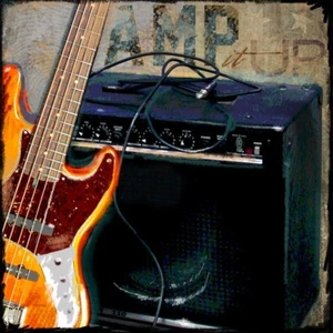 Amp It Up Jim Baldwin Art Print 12x12 - Picture 1 of 1
