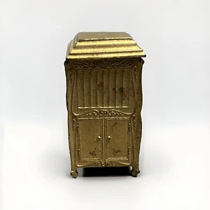 Rare Antique Original Tootsie Toy Metal Dollhouse Music Record Player Cabinet - Picture 1 of 4