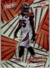 2017 Panini Black Friday Wedges #75 John Ross III RC 9/50 Bengals