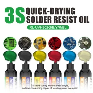 10CC Solder Mask Ink RL-UVH902 Inks Soldering Paste Mobile Phone Repair - Picture 1 of 5