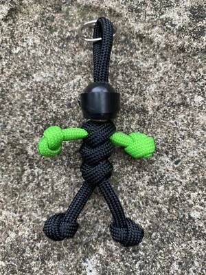 Biker Buddy Kawasaki Colours Handmade Paracord Keyring Keychain BUY 3 GET 1 FREE