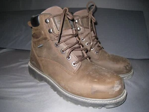 Wolverine Herren Floorhand 6" Wasserdicht Stahlkappe Arbeit W10633 Dunkelbraun. Gr. 11M - Bild 1 von 5