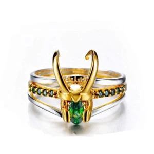 Fashion Casual Men Women Loki Ring Party Jewelry Loki Claw Helmet Rings Gifts - Picture 1 of 11