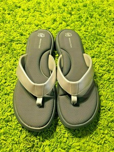 athletic works memory foam sandals