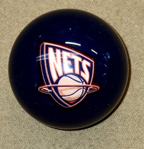 POOL BALL CUE BALL BROOKLYN NETS NBA - BRUNSWICK CHALK THE GAME ROOM STORE N.J. - Picture 1 of 2