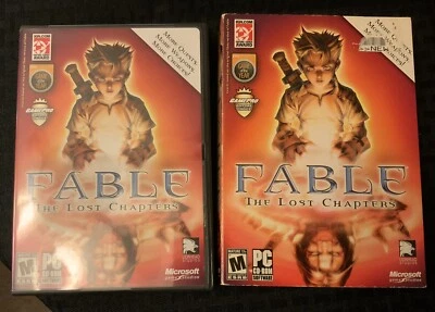 FABLE The Lost Chapters for PC 2005 Box Book Manual Product Key 4 Disc Microsoft - Image 1 of 3