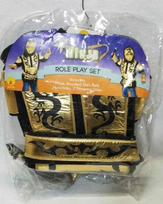 Juego de disfraces de rol ninja trajes de Halloween cosplay rubíes talla 8-10 Foto 1 de 3