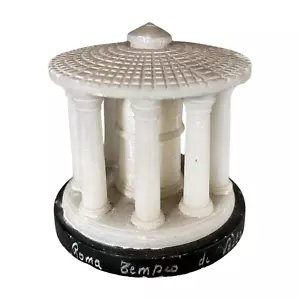 REDUCED Antique Grand Tour Alabaster Architectural Model of Temple of Hercules - Picture 1 of 5