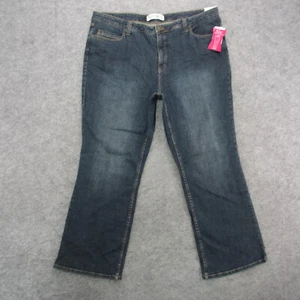 Fashion Bug Jeans Women's Plus Size 24W Blue Medium Wash Straight Leg Jeans New - Picture 1 of 12