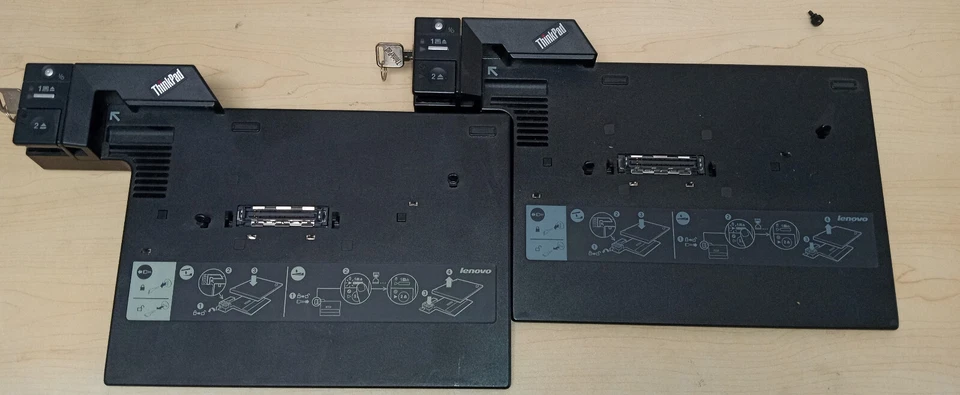 2x Lenovo ThinkPad Advanced Mini Dock 2504 ¡con llaves! Foto 1 de 1