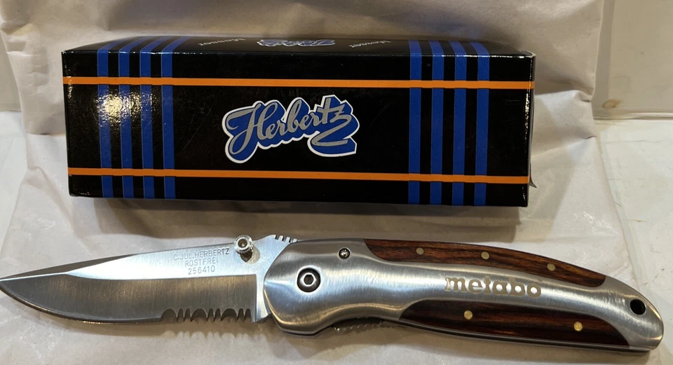 C. Jul Herbertz 256410 Metabo Pocket Knife New In Box - Image 1 of 4