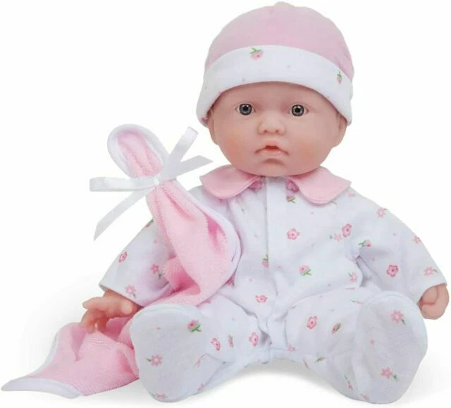 JC Toys 13107 La Baby 11 inch Washable Soft Body Play Doll