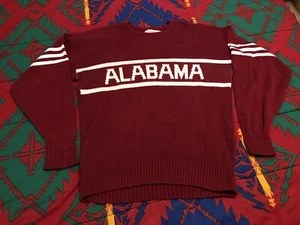 Vintage Cliff Engle 1980s ALABAMA CRIMSON TIDE 1984 Crew Neck Sweater XL USA - Bild 1 von 5
