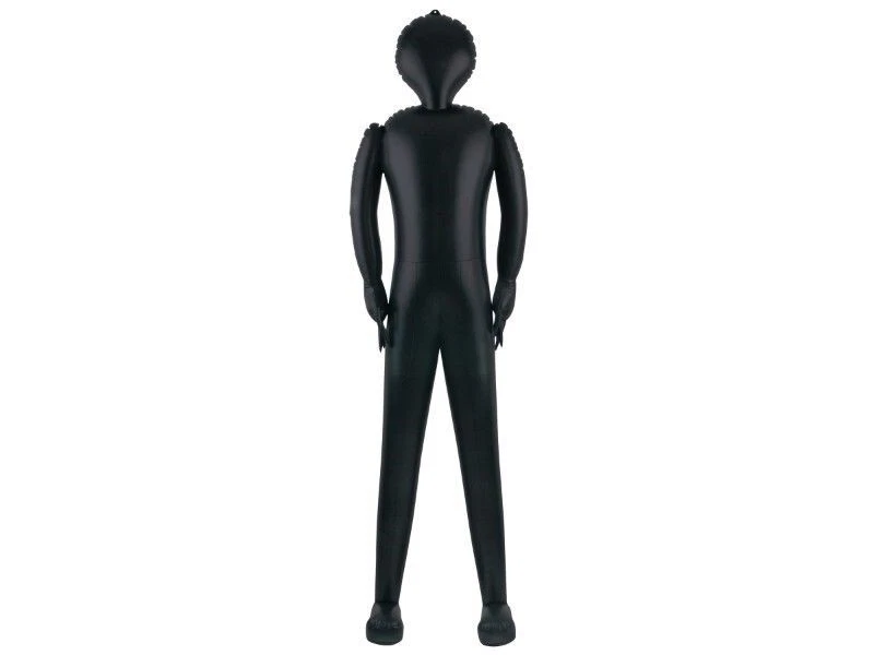 6 Ft  Inflatable Black Body Prop Airblown Halloween Haunted Bag Coffin Dummy New - Image 1 of 1