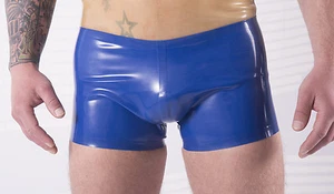 PANTALONES CORTOS DEPORTIVOS, Goma, Látex Ligero 0,4mm, elección de colores lisos - Imagen 1 de 9