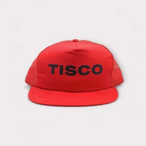 Vintage Crown Mfg TISCO Foam Mesh Snapback Trucker Hat | Red | OSFA | Classic - Bild 1 von 10