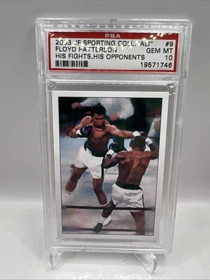 Muhammad Ali 2003 JF Sporting Collectables His Fights, His Opponents #9 PSA 10 - Image 1 of 2