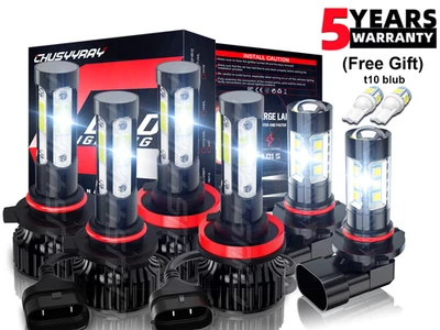 Kit de lâmpadas de neblina para faróis de LED Ford Expedition Max XLT Utility 3.5L 2019-2021 - Imagem 1 de 4