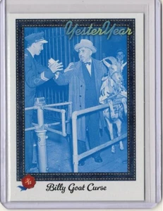 2025 HA Autografi storici YesterYear 2 Billy Goat Curse #112 Design 5 BLU 2/5 - Foto 1 di 1