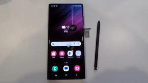 Original SAMSUNG Galaxy S22 Ultra 128GB S908B Pink Bastler defekt - Bild 1 von 5