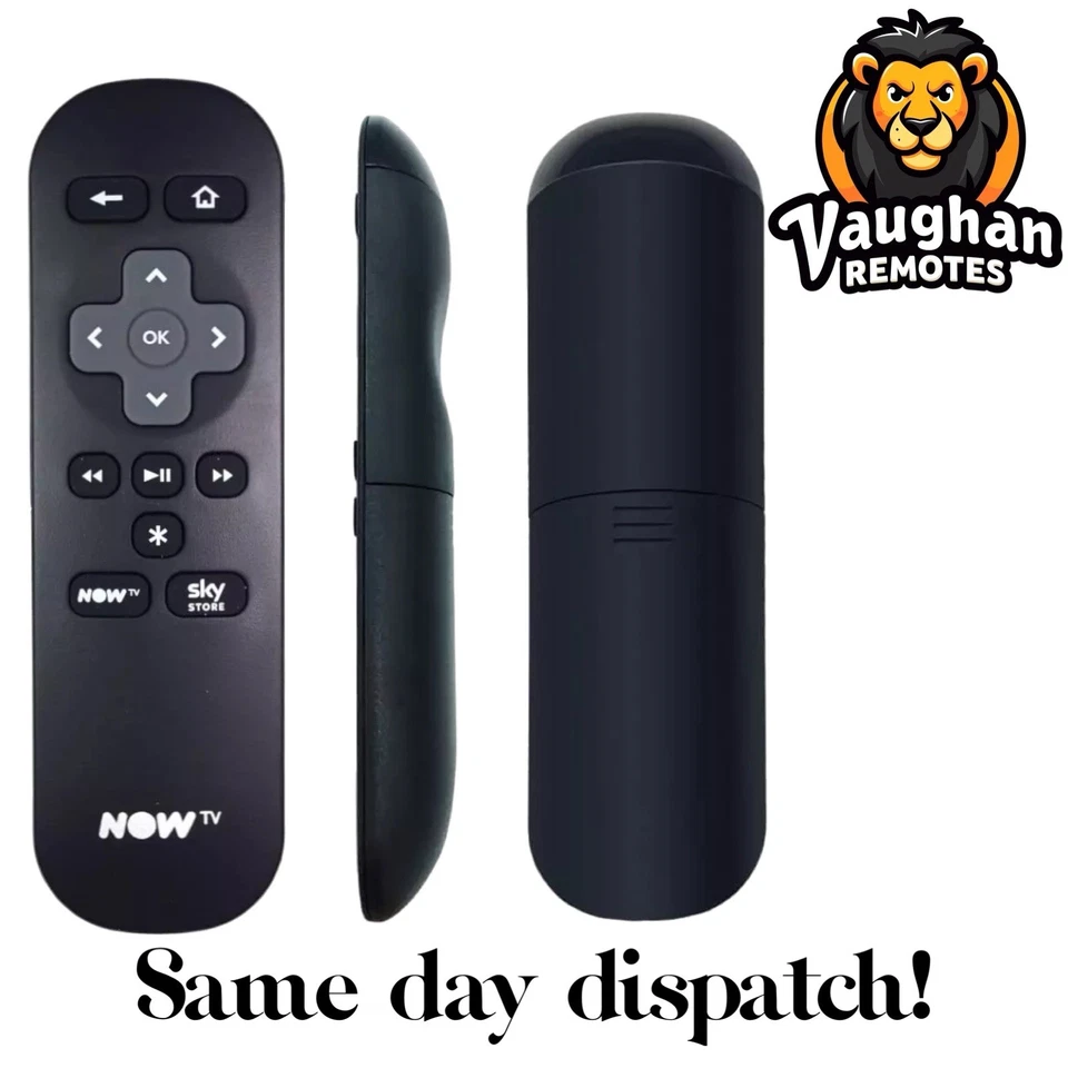 NOW TV REMOTE CONTROL REPLACEMENT SKY NOW TV BOX NOT COMPATIBLE WITH STICK - Image 1 of 1
