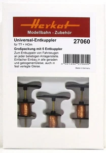 Spur TT 1/120 Herkat 27060 Unterflurentkuppler für TT + H0m 5 Stück  - OVP NEU - Bild 1 von 1