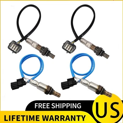 4pcs Oxygen Sensor Upstream & Downstream for Acura TL 3.2L 3.5L V6 2007 2008 - Imagem 1 de 4