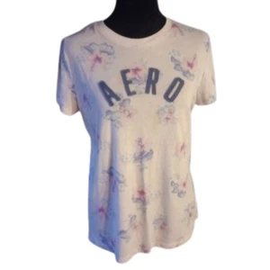 Aeropostale Women's Size XLarge Classic Crew Floral Top - Picture 1 of 7