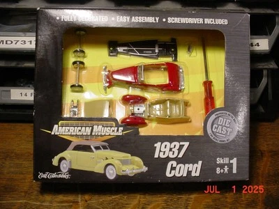Ertl Collectibles American Muscle 1937 Cord 1/64 Diecast Model Kit NIB - Image 1 of 3