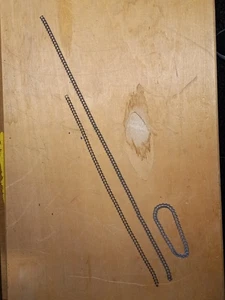 Vintage A.C. Gilbert Erector Set Parts LOT Ladder Chain(s) x 3 pcs (longest 16") - Picture 1 of 5