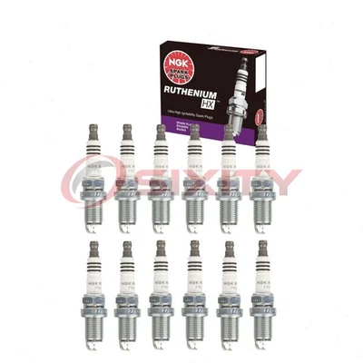 12 bujías NGK Rutenio HX para Mercedes-Benz CL600 1998-1999 6,0 L jj Foto 1 de 4