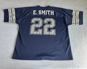 Vintage Dallas Cowboys Emmitt Smith #22 Logo 7 blau Trikot Herren Größe XL - Bild 1 von 19