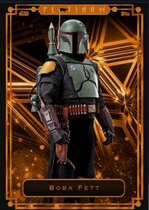 [DIGITAL] Topps Star Wars - Boba Fett - Platinum W1 25 - Orange Motion - Foto 1 di 1