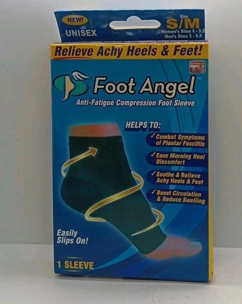 FOOT ANGEL Anti-Fatigue Compression Foot Sleeve Plantar Fasciitis Heel Pain s/m - Image 1 of 1