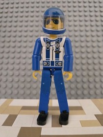 LEGO Technic Racing Figure w/ Black Helmet - 8232 8222 (tech038)