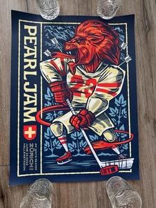 Pearl Jam - 2022 Zurich Poster - 24x18 - Picture 1 of 6