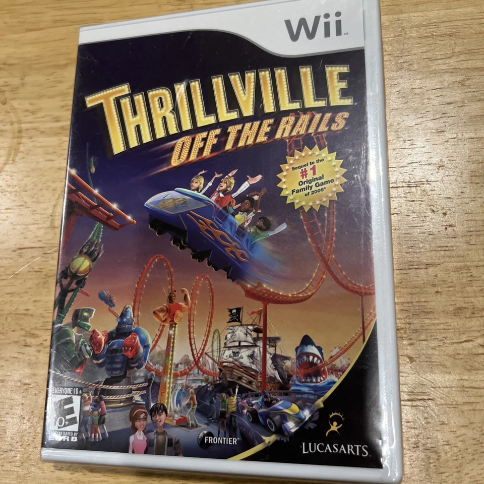 Thrillville: Off the Rails (Nintendo Wii, 2007) NEW - Image 1 of 2