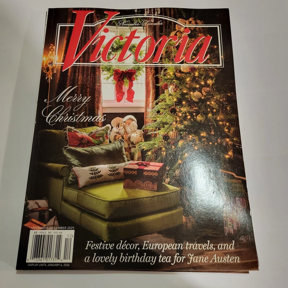 Victoria Magazine November / December 2025 ~ Merry Christmas ~ European Travel  - Image 1 of 4