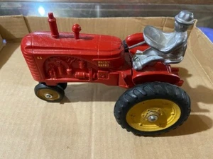 Massey Harris 44 33 30 toy Tractor NICE RESTORED 1/16 Silk MH Original tires - Picture 1 of 9